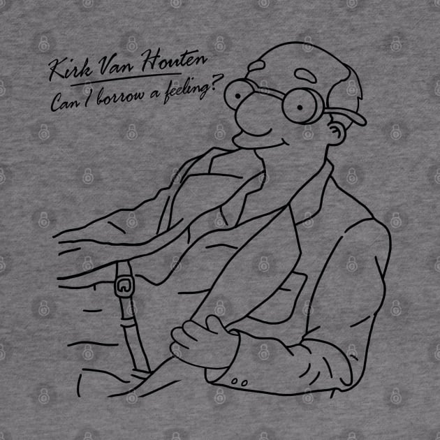 Can I Borrow A Feeling? - Outline B/W by Rock Bottom